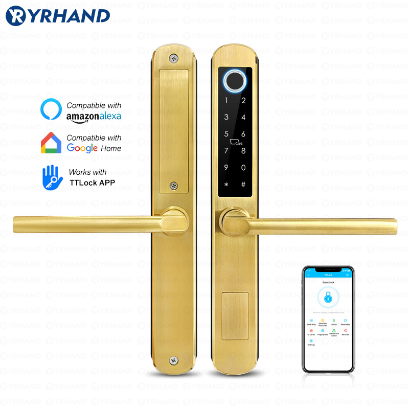 Furniture Sliding Door Hardware - Serrure intelligente en verre coulissant en