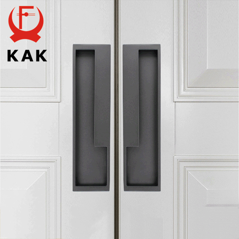 Drawer Pull Gold - Poignée de porte coulissante KAK Black