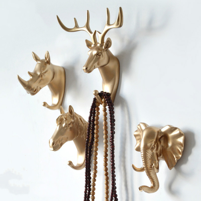 Furniture Hook Hardware - Crochet mural en bois de cerf