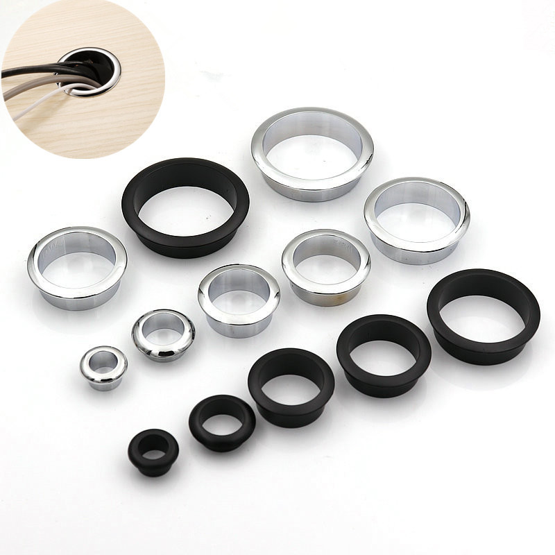 Furniture Hardware Outlet - Anneau décoratif de sortie de câble,