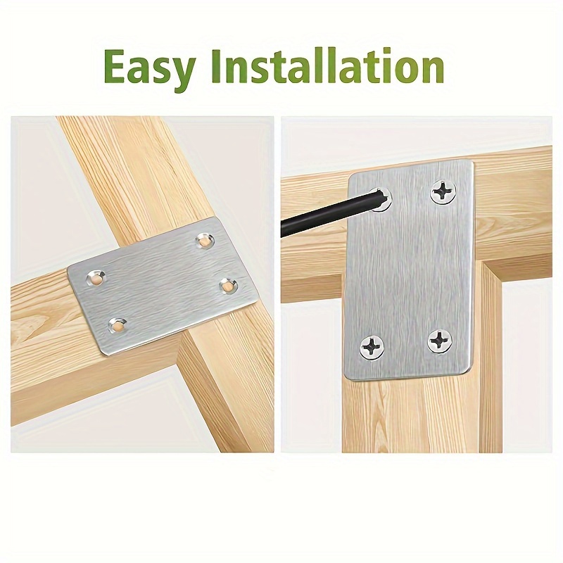 Furniture Screw Type - Support plat, type droit, support à