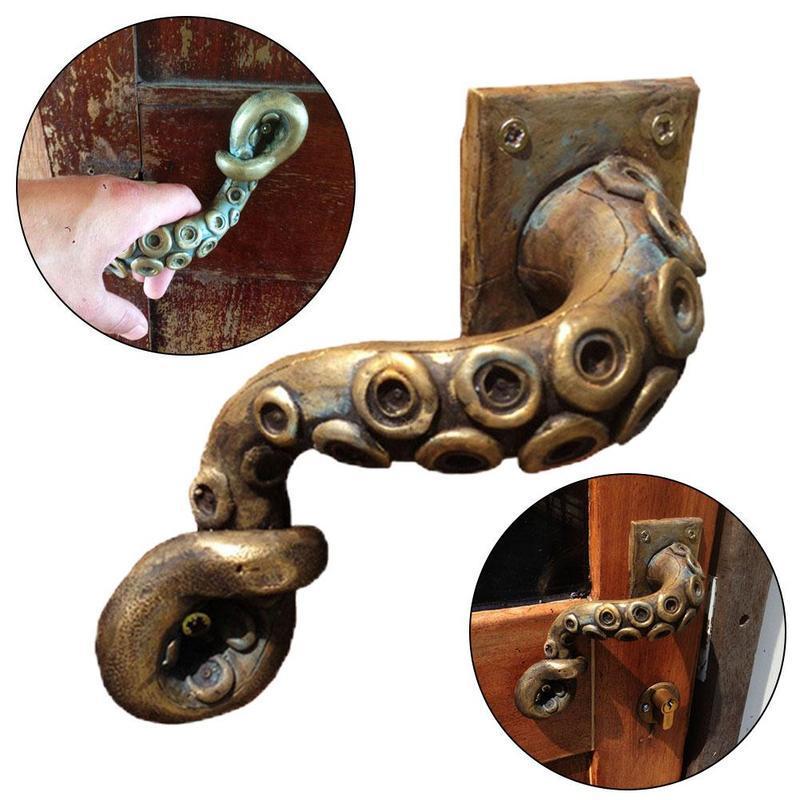 Furniture Joint Hardware - Bouton de porte pieuvre vintage, style