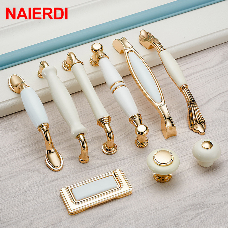 Drawer Pull Gold - NAIERDI – poignée de meuble en