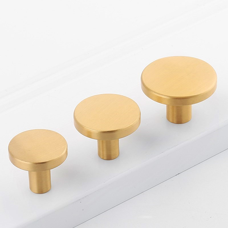 Boutons de tiroir ronds en lai - Drawer Pull Gold avis et prix