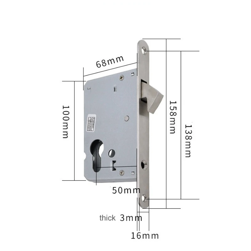 Corps de serrure à crochet uni - Furniture Sliding Door Hardware avis et prix