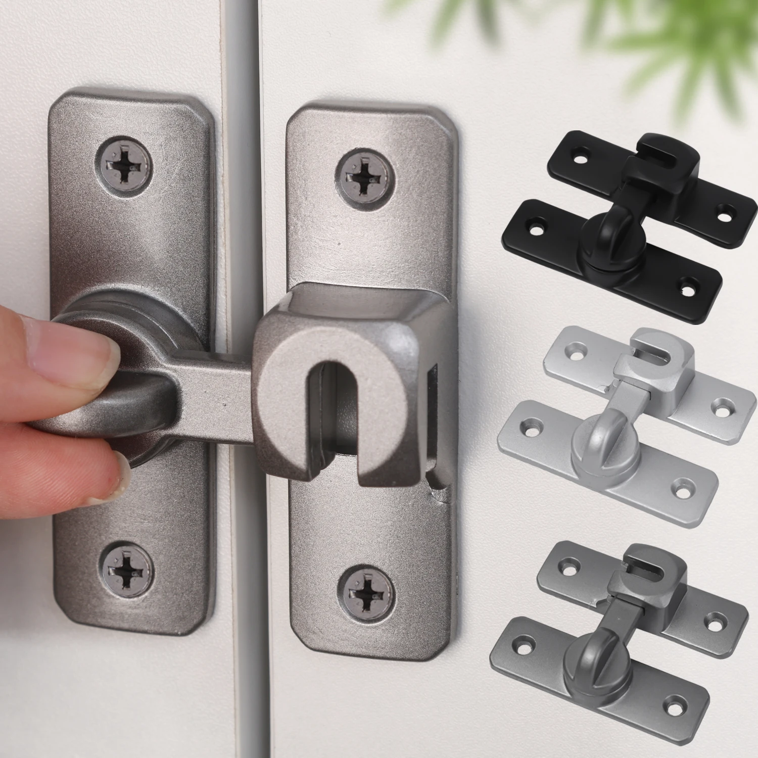 4/1set Loquet à crochet en aci - Furniture Sliding Door Hardware avis et prix