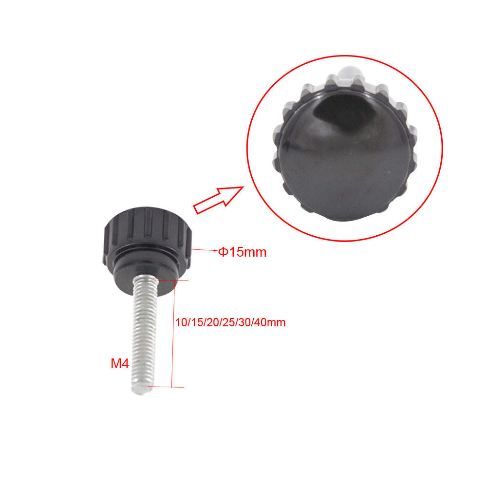 10 pièces M4 filetage 15mm têt - Furniture Screw Type avis et prix