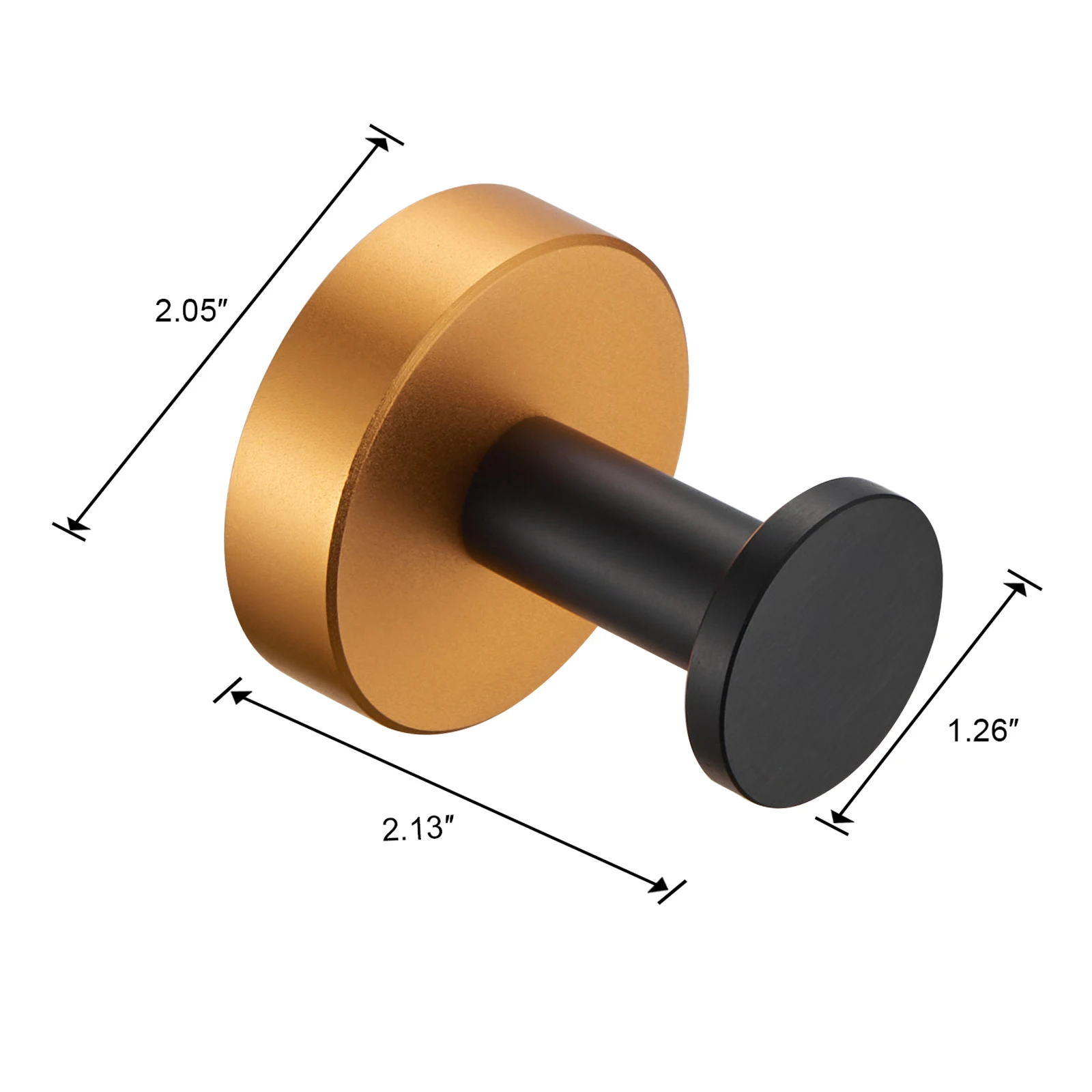 Porte-manteau mural à Base ron - Furniture Hook Hardware avis et prix
